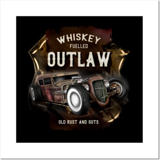 Whiskey Fuelled Outlaw Posters and Art